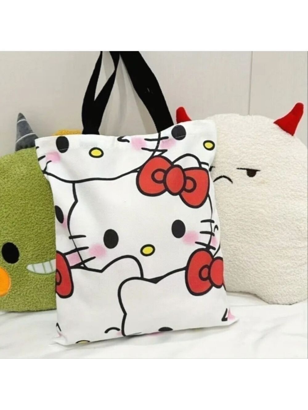 Hello Kitty Canvas Tote Bag